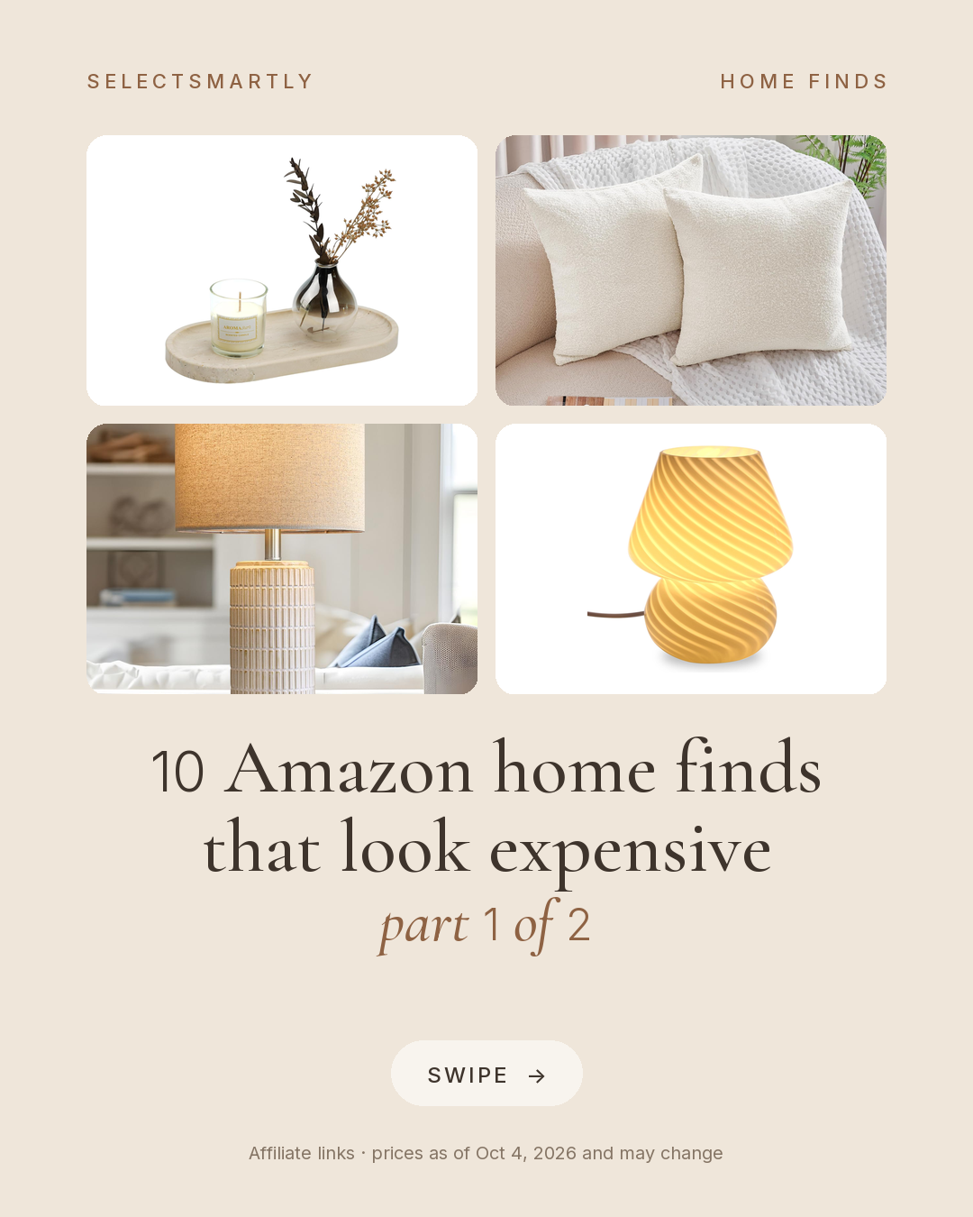 10 Amazon home finds that look expensive, product photo collage
